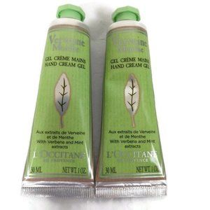 L'Occitane Limited Edition Verbena Hand Cream Gel With Mint 30ML X 2 NEW